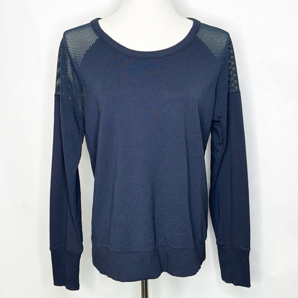 Athleta Blue Long Sleeved Tee (M)